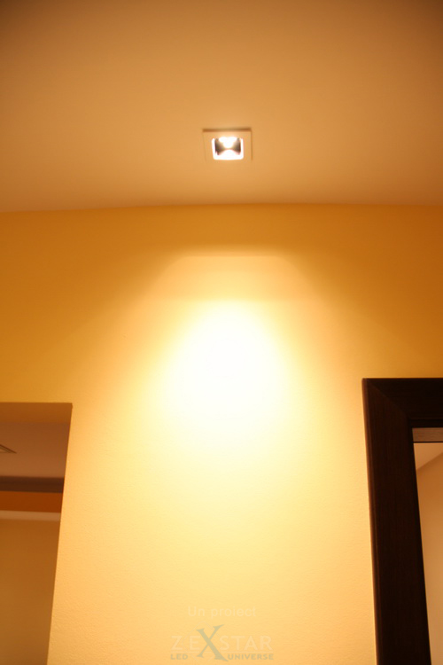 efect luminos al spotului led vienna